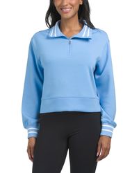 TJ Maxx - Scuba Georgetown Half Zip Pull Over Top, Spandex/Polyester/Rayon - Lyst