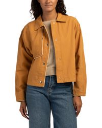 TJ Maxx - Contrast Trim Jacket, Cotton - Lyst