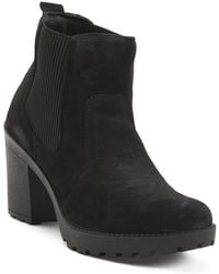 TJ Maxx - Suede Heel Chelsea Booties For - Lyst