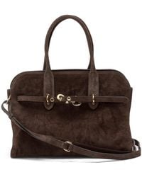TJ Maxx - Suede Belt And Front Buckle Satchel For Leather//Suede - Lyst