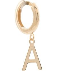 TJ Maxx - 14K Single Initial Huggie Earring For - Lyst