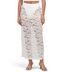 TJ Maxx - Abi Stretch Lace Maxi Skirt For Viscose - Lyst