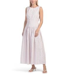 TJ Maxx - Button Down Vest Maxi Dress For Cotton/Polyester - Lyst