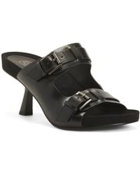 TJ Maxx - Double Buckle Heel Sandals For Leather - Lyst