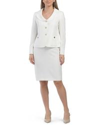 TJ Maxx - 2Pc Jacket And Skirt Suit For Polyester - Lyst