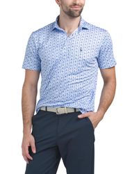 TJ Maxx - Golf Carts Printed Performance Polo For Spandex/Polyester - Lyst