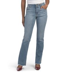 TJ Maxx - Ab Tech High Rise Bootcut Jeans With Frayed Cuffs For Spandex/Cotton/Polyester - Lyst