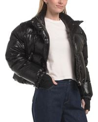 TJ Maxx - Cropped Down Puffer Jacket With Zip Off Sleeves, Nylon - Lyst