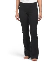 TJ Maxx - Soft Knit Rib Flare Lounge Pants For Cotton - Lyst