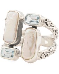 TJ Maxx - Sterling Organic Pearl Stone Ring - Lyst