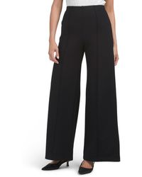 TJ Maxx - High Waist Front Seam Wide Leg Ponte Pants For Nylon/Spandex/Rayon - Lyst