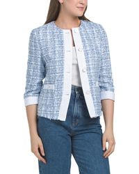 TJ Maxx - Mix Media Tweed Jacket For Cotton/Polyester - Lyst