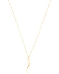 TJ Maxx - 18Kt Plated Sterling Horn Charm Necklace For - Lyst
