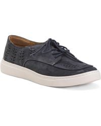 TJ Maxx - Suede Thayer Lace Up Comfort Sneakers For - Lyst
