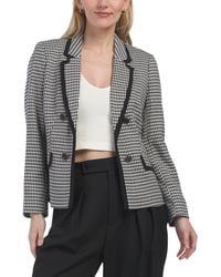 TJ Maxx - Petite Faux Double Breasted Jacket, Polyester/Viscose - Lyst