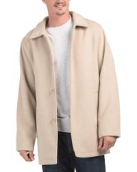 TJ Maxx - Wool Blend Top Coat For Polyester/Wool - Lyst