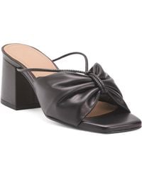 TJ Maxx - Leather Olivia Heeled Sandals For Suede - Lyst
