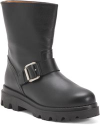 TJ Maxx - Leather Anine Flat Buckle Boots For - Lyst