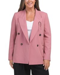 TJ Maxx - Virgin Wool Blend Jacket, Cotton/Wool - Lyst