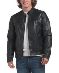 TJ Maxx - Chase Leather Jacket For Polyester/Leather - Lyst