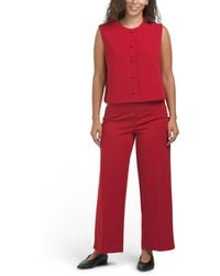 TJ Maxx - Vest And Wide Leg Pants Set For Spandex/Polyester - Lyst