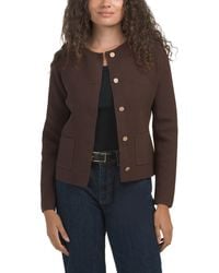 TJ Maxx - Double Knit Jacket, Nylon/Polyester/Viscose - Lyst
