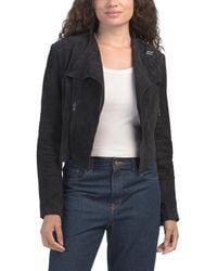 TJ Maxx - Suede Adriana Jacket, Polyester/Suede - Lyst
