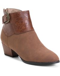 TJ Maxx - Extra Wide Riley Booties For Leather - Lyst