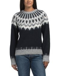 TJ Maxx - Fair Isle Pull Over Sweater, Nylon/Spandex/Polyester - Lyst