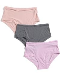 TJ Maxx - 3Pk Play Stretch Boyshorts Panties For Pima Cotton - Lyst