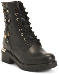 TJ Maxx - Leather Corset Moto Booties For Leather - Lyst