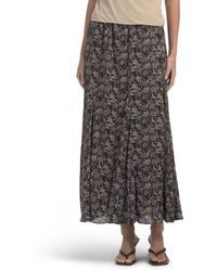 TJ Maxx - Godet Pleated Maxi Skirt For Spandex/Polyester - Lyst