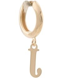 TJ Maxx - 14K Single Initial Huggie Earring For - Lyst