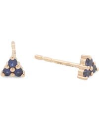 TJ Maxx - 14Kt Lab Grown Gemstone Trio Stud Earrings - Lyst