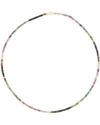 TJ Maxx - 14Kt Multi Tourmaline Cube Beaded Necklace - Lyst
