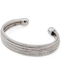 TJ Maxx - Diamond Cut Multi Row Cuff Bracelet - Lyst