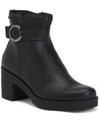 TJ Maxx - Leather Heeled Comfort Booties For - Lyst