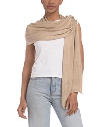 TJ Maxx - Silk And Cashmere Blend Jersey Oblong Wrap Scarf With Rolled Edges For - Lyst