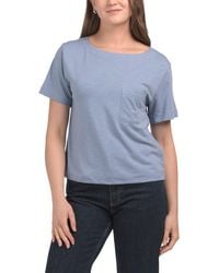 TJ Maxx - Easy Short Sleeve Pocket T-Shirt For Modal/Cotton - Lyst