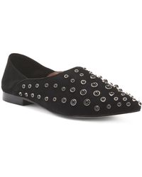 TJ Maxx - Suede Studded Flats For Leather/Suede - Lyst