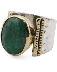 TJ Maxx - Sterling Plated Brass Beryl Ring - Lyst