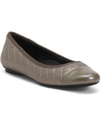 TJ Maxx - Narrow Width Leather Serene Quilted Skimmer Flats For - Lyst