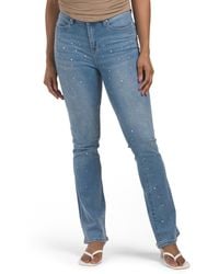 TJ Maxx - High Rise Bootcut Rhinestone Embellished Jeans For Spandex/Cotton/Polyester - Lyst