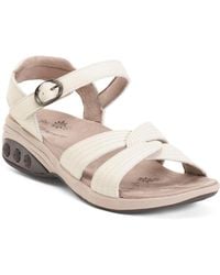 TJ Maxx - Leather Sasha Ankle Wrap Comfort Sandals For - Lyst