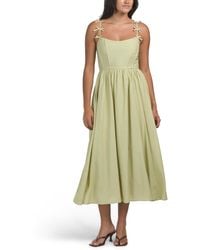TJ Maxx - Bow Strap Midi Dress For Nylon/Polyester/Rayon - Lyst