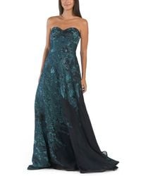 TJ Maxx - Strapless Fil Coupe Gown For Polyester - Lyst