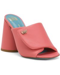 TJ Maxx - Leather Titta Slide On Heeled Sandals For - Lyst