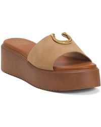 TJ Maxx - Suede Senna Platform Sandals For /Suede - Lyst