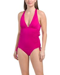 TJ Maxx - Shirred Delight One-Piece Swimsuit For Nylon/Spandex - Lyst