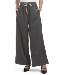TJ Maxx - Cozy Jacquard Knit Pull On Straight Wide Leg Pants For Spandex/Polyester/Rayon - Lyst